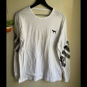 victoria secret pink oversized shirt